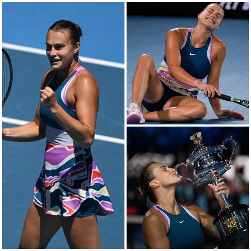 Nike Spring Slam Dress Dri-FIT 2023 Collection Aryna Sabalenka Court Tennis - Picture 2 of 14
